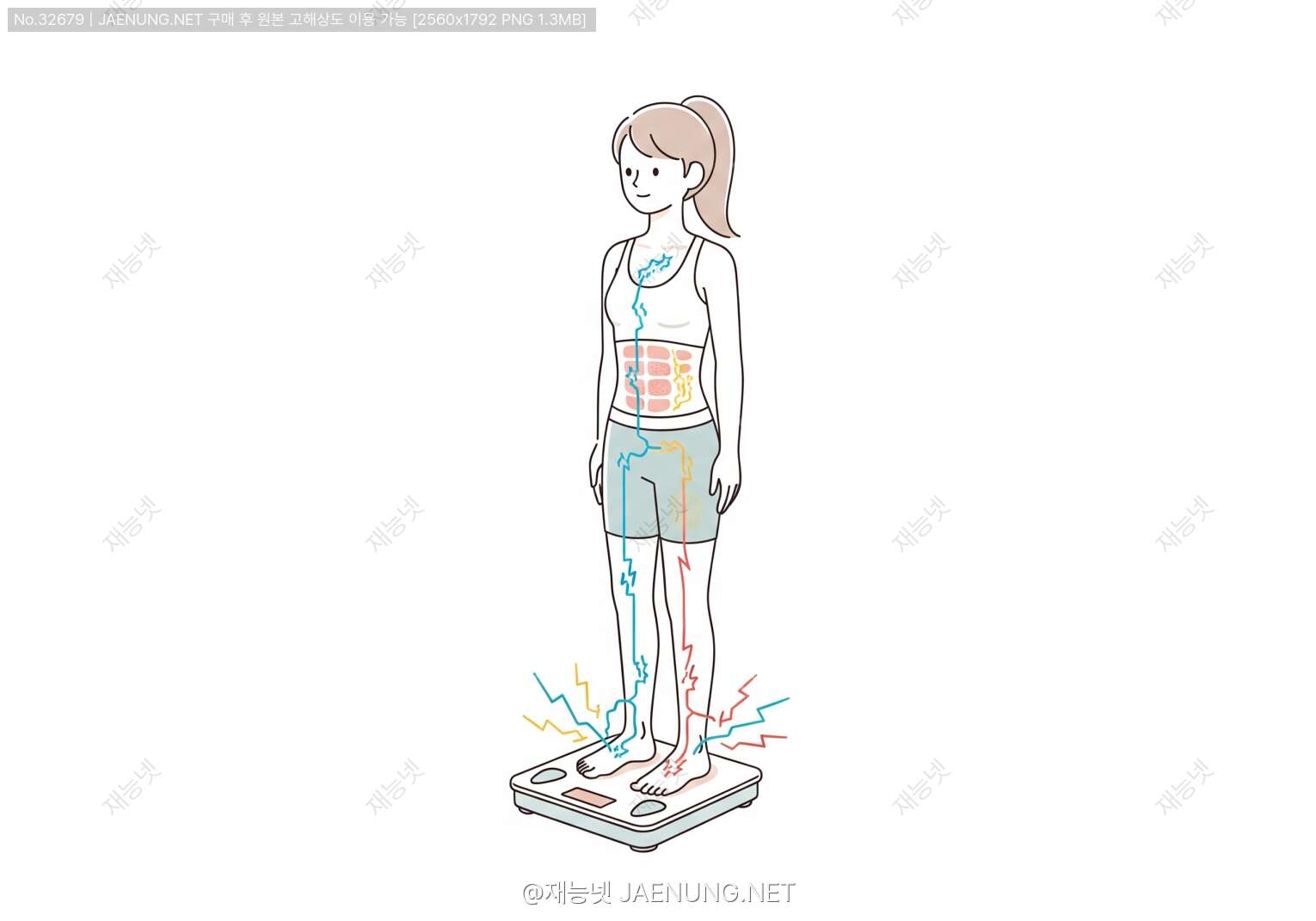 콘텐츠 대표 이미지 - ⚡ 전자식 체지방계의 측정 전류 원리 🔬