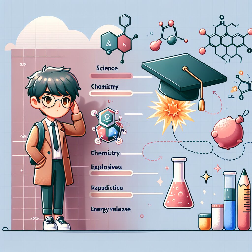 🧪💥 화학 폭발물: 에너지의 급격한 방출 💥🧪