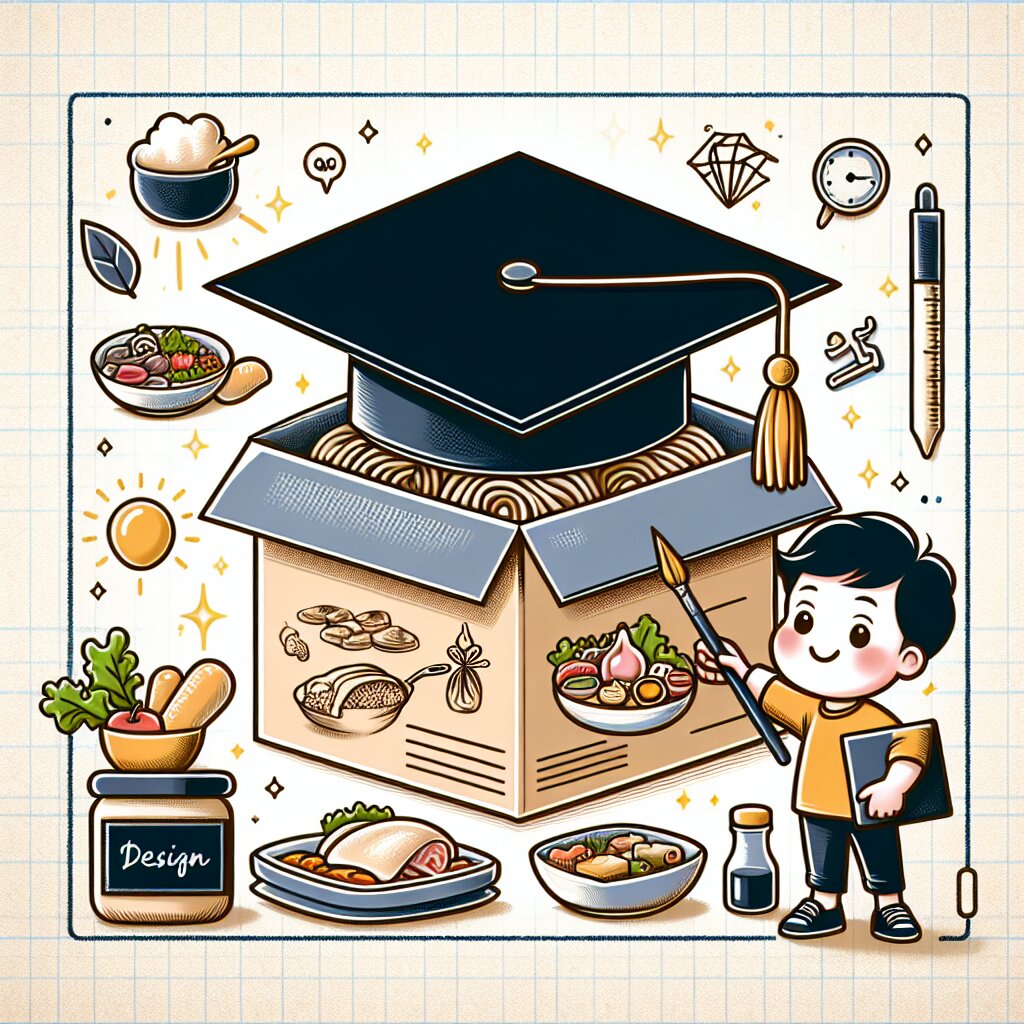 식품 패키지의 조리 및 보관 방법 표시 디자인 🍽️🎨