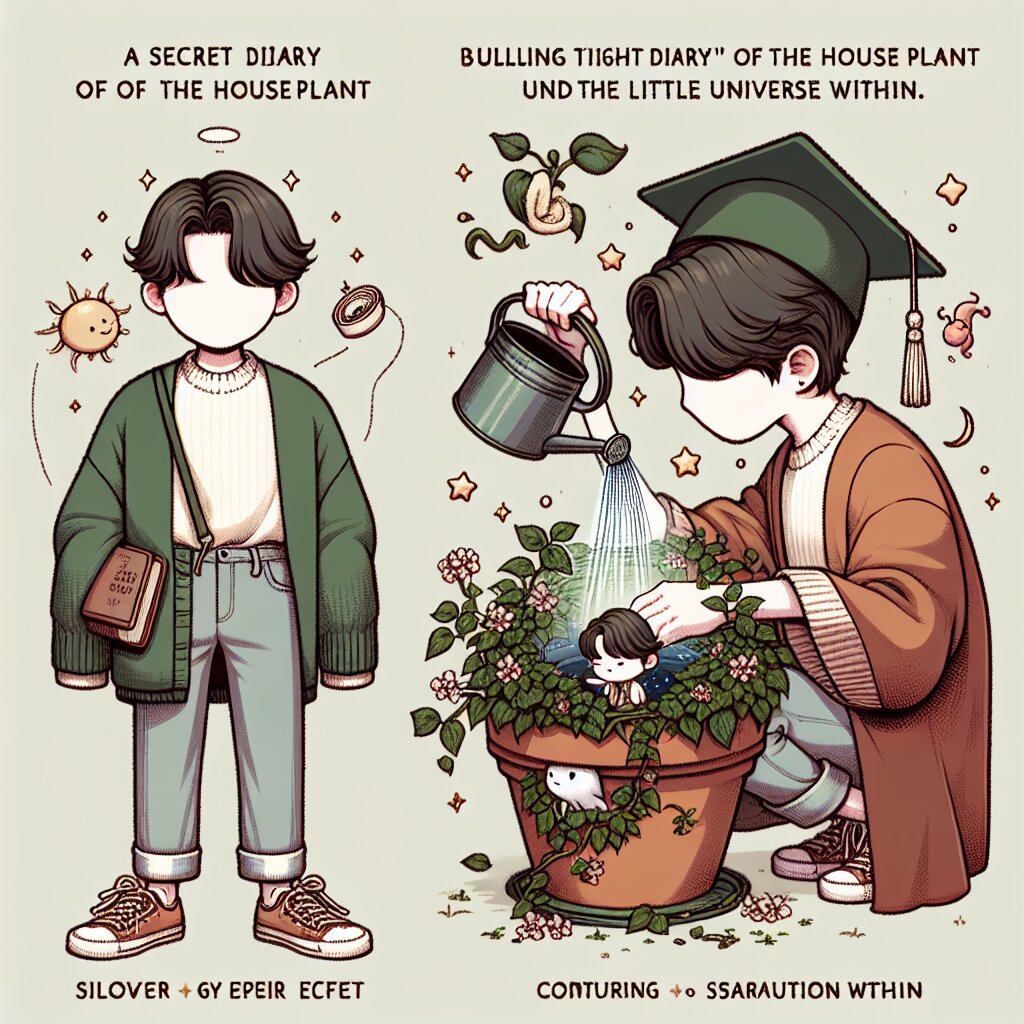 🌿 우리 집 반려식물의 비밀일기! 화분 속 작은 세상 그리기 🎨