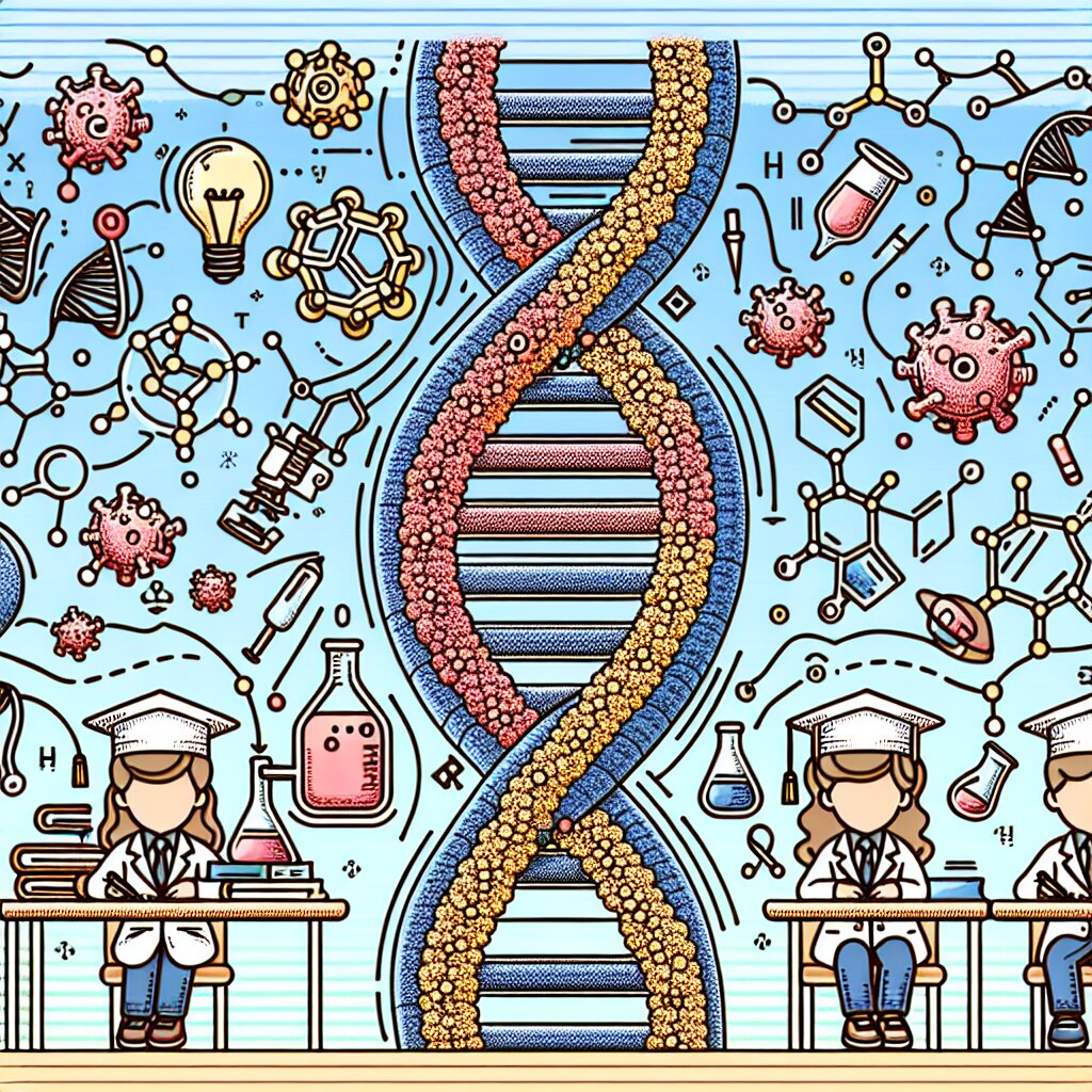 콘텐츠 대표 이미지 - 🧬 DNA의 화학 구조는 어떻게 생겼을까? 🔬