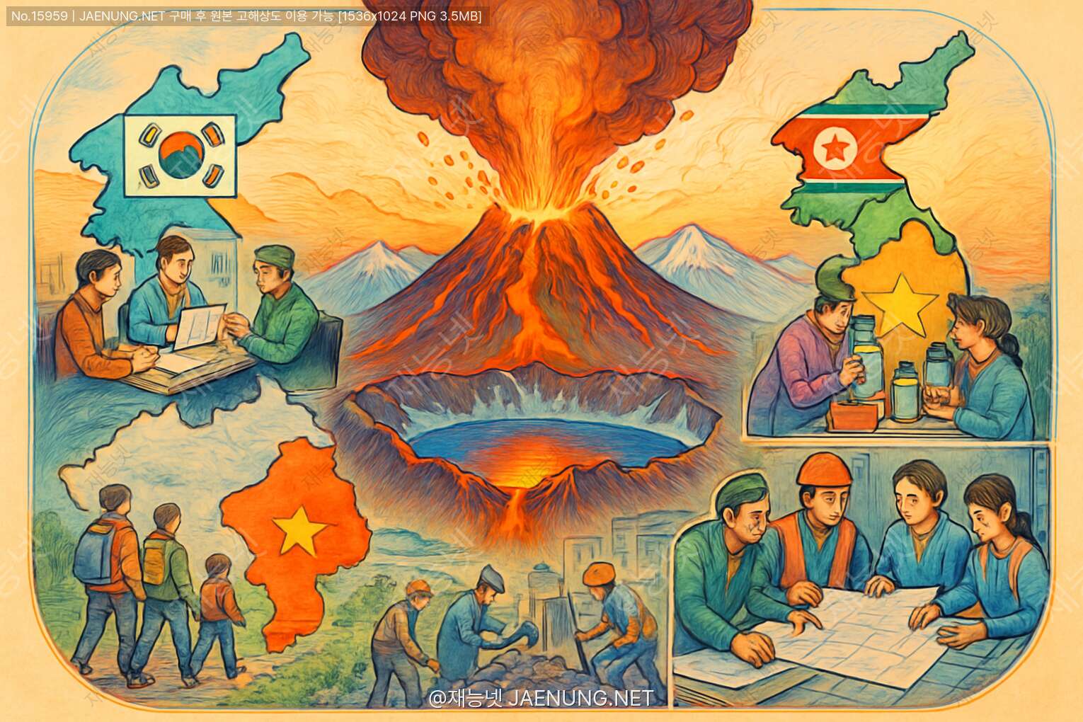 🌋 백두산 화산 폭발 대재앙: 한중북 3국의 생존 대응책 비교 및 분석 💥