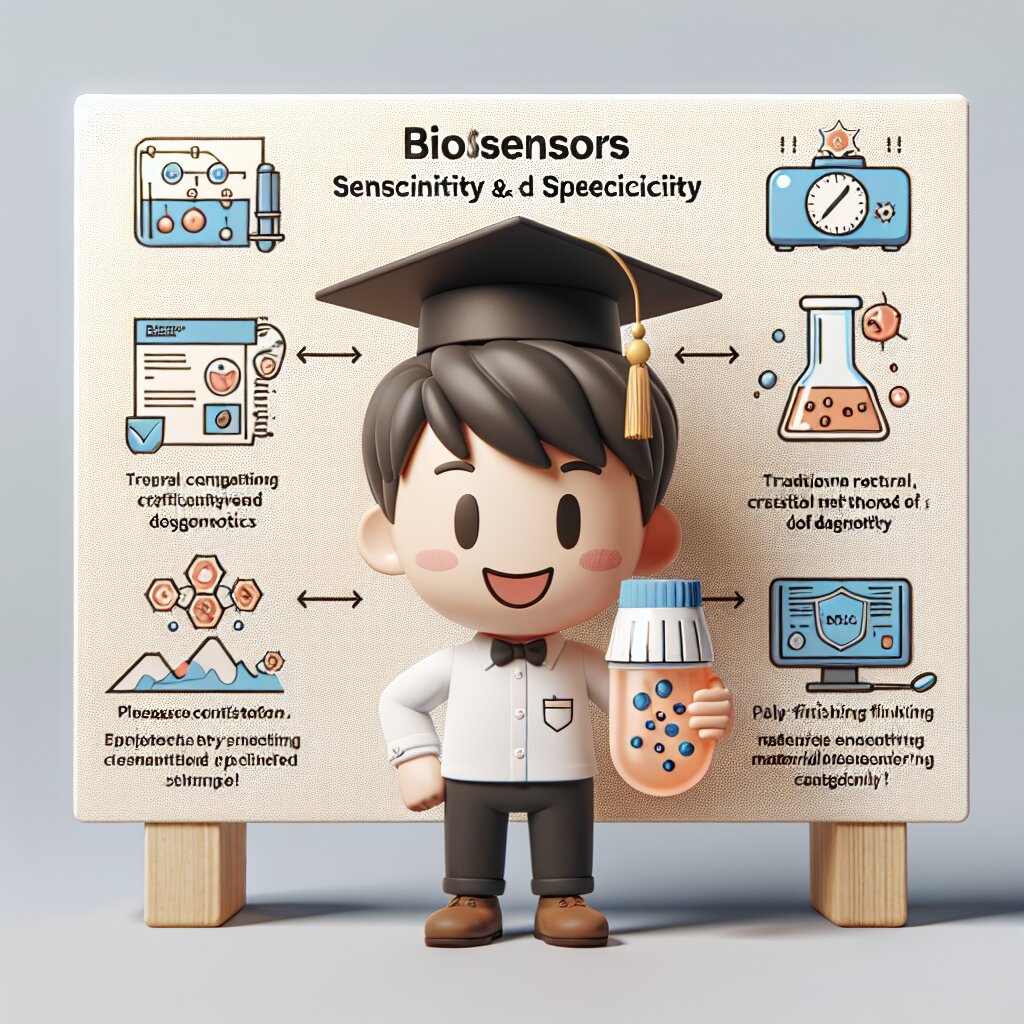 바이오센서 vs 전통 진단법: 미래 의학의 감도와 특이성 대결! 🔬🧪