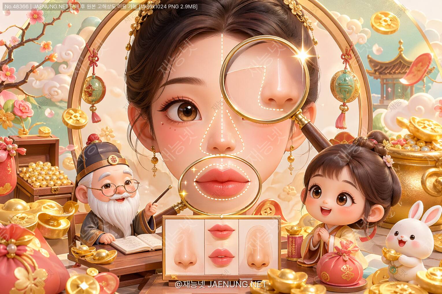 콘텐츠 대표 이미지 - 관상으로 보는 나의 재물운:코와 입으로 판단하는 돈복의 모든 것