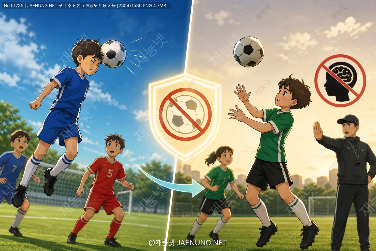 콘텐츠 대표 이미지 - ⚽ 어린이 축구에서 헤딩이 사라지고 있다 — 헤딩 금지 흐름과 규칙 변천사