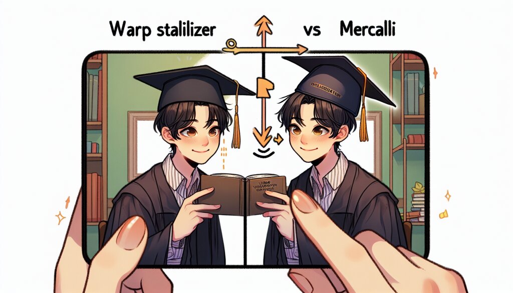 영상 안정화 알고리즘 비교: Warp Stabilizer vs Mercalli 🎥🔍