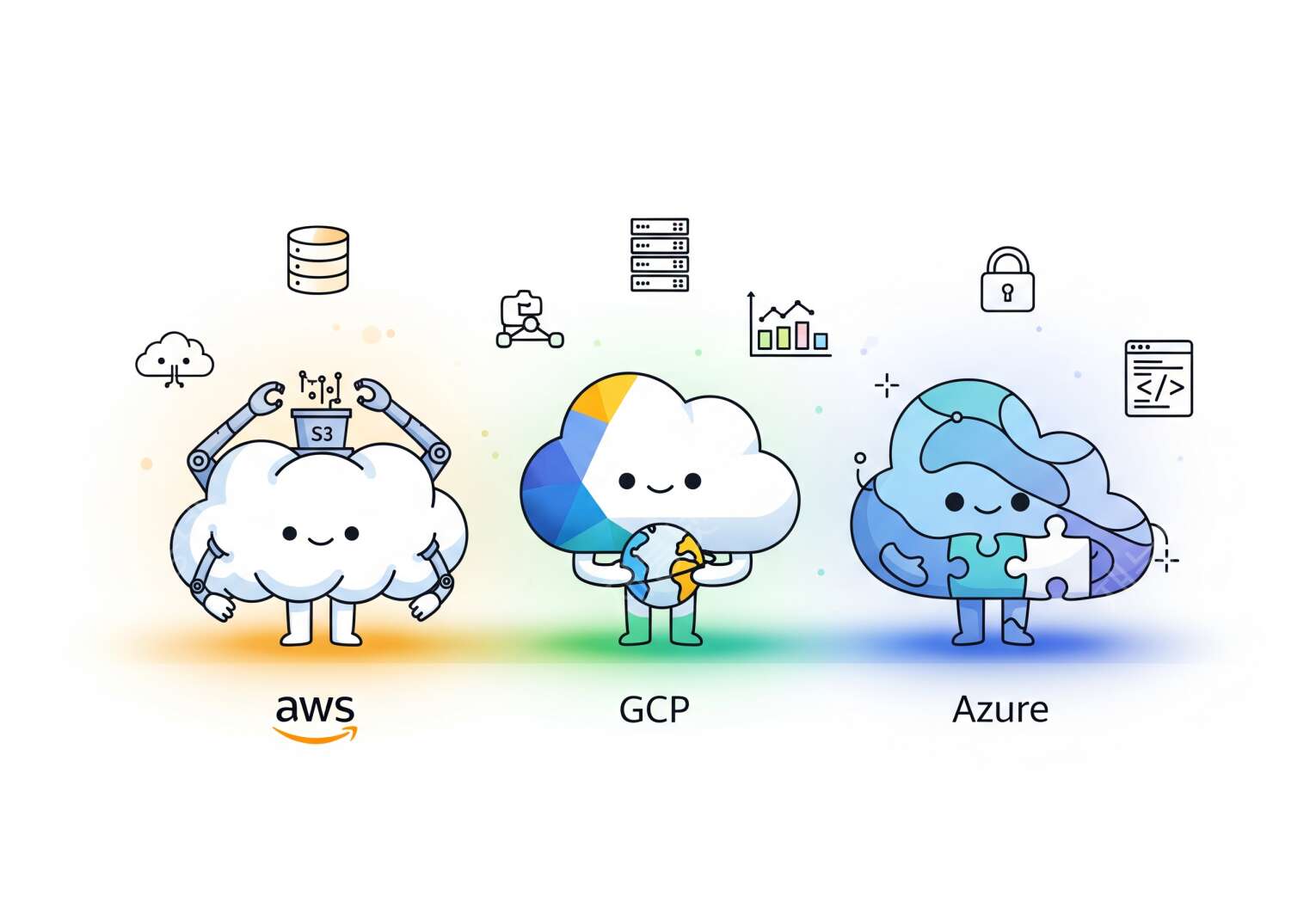 AWS vs GCP vs Azure — 3대 클라우드 서비스 완벽 비교 가이드