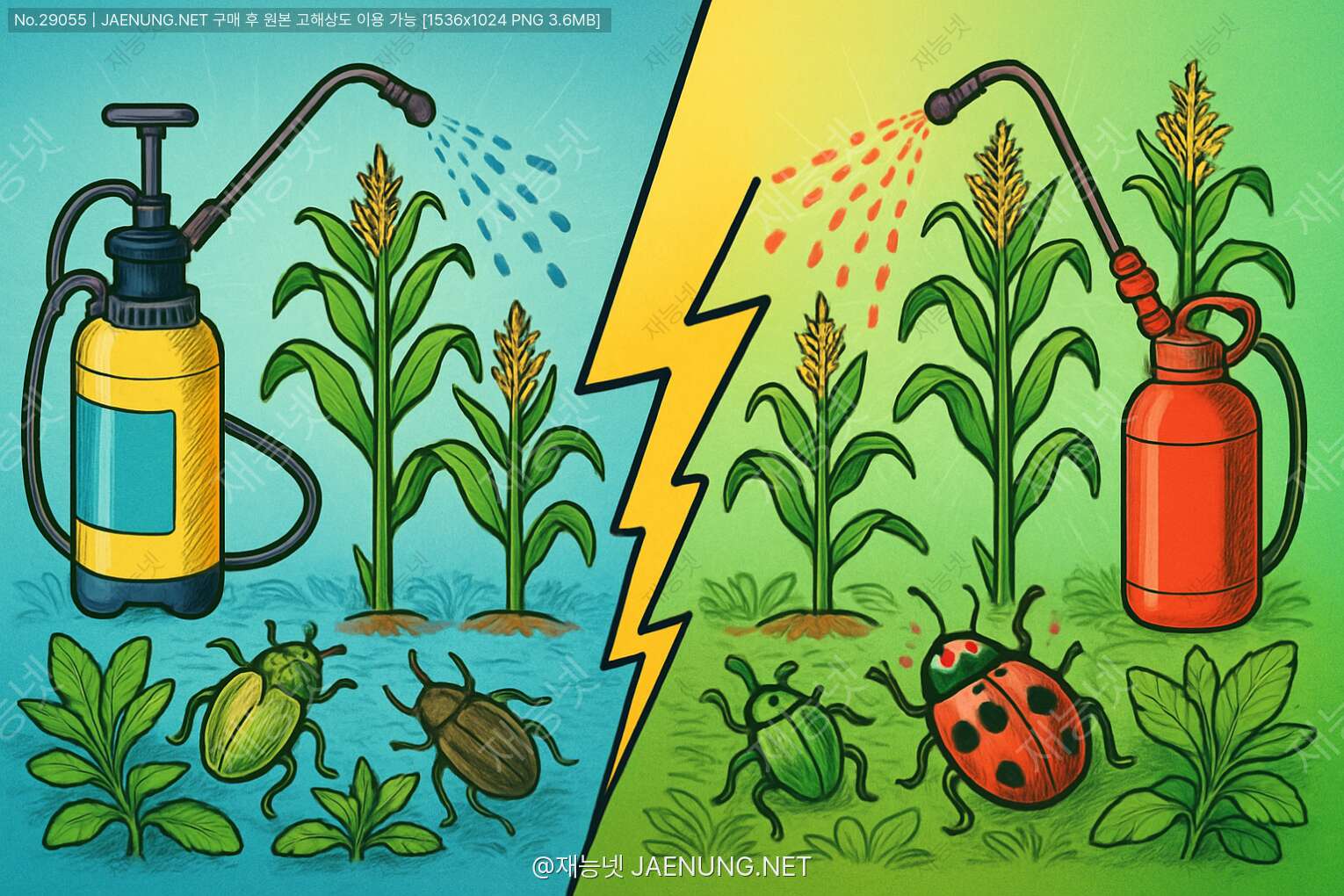 콘텐츠 대표 이미지 - 교호살포 vs 연속살포 - 저항성 발현의 모든 것 🌱🔍
