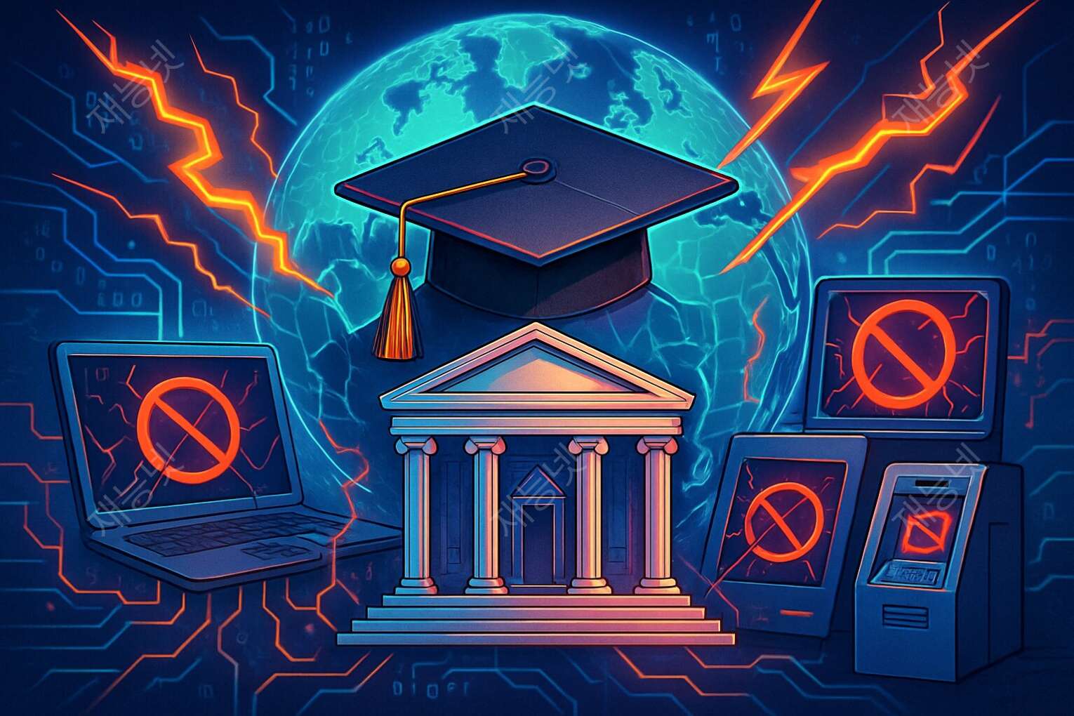 💻 전 세계 은행 시스템 동시 다운: 글로벌 금융망이 멈춘다면?