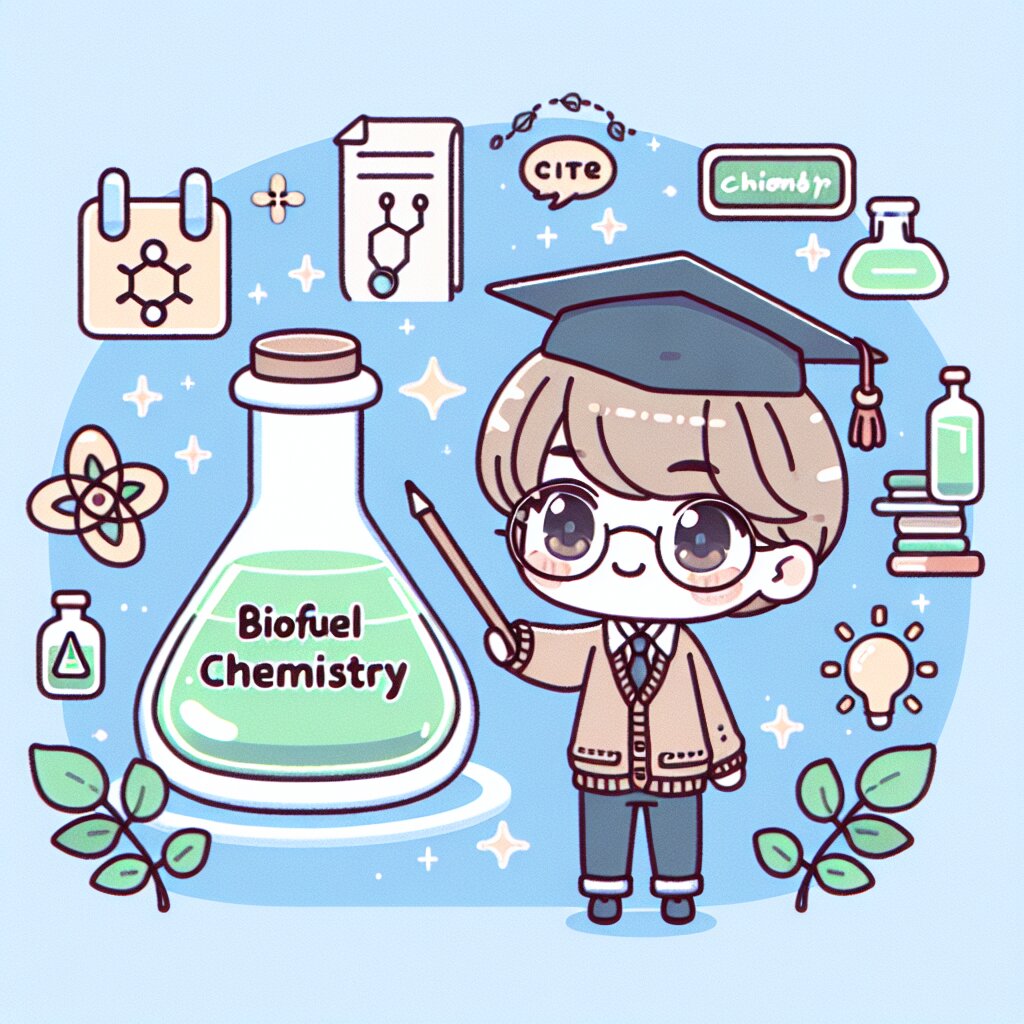 콘텐츠 대표 이미지 - 화학 바이오 연료: 식물에서 얻는 에너지 🌿🔬⚡