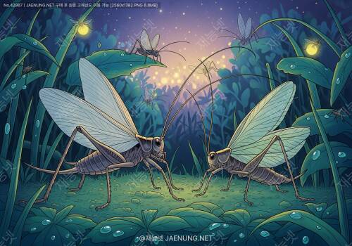 🦗 긴꼬리 울음소리의 비밀, 여치와는 어떻게 다를까? 🎵