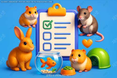 🐹 소동물 입양 전 반드시 확인해야 할 완벽 체크리스트 - 행복한 반려생활을 위한 준비 가이드