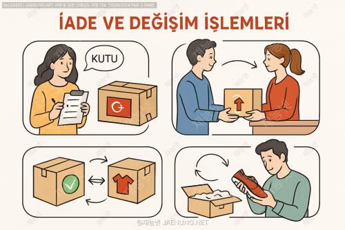 🇹🇷 터키어로 배우는 반품과 교환 처리 가이드 🇹🇷