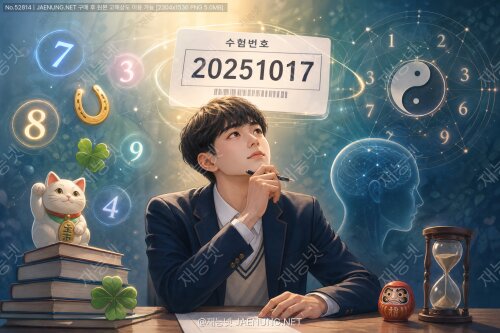 🎯 시험 수험번호가 합격에 영향을 줄까? — 숫자 징크스와 심리 효과의 과학적 해부 🔢