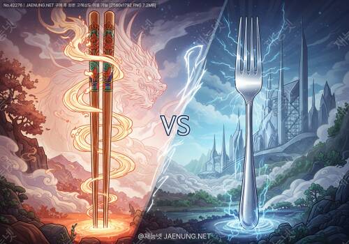 🥢 젓가락 VS 포크: 식기문화의 철학적 배경 🍴