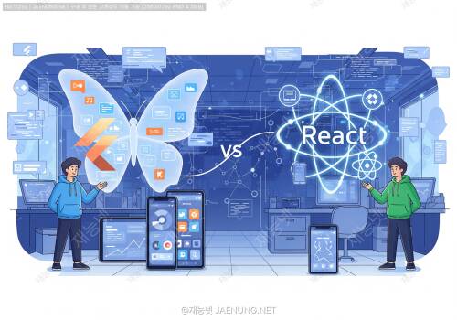 크로스 플랫폼 개발: Flutter vs React Native 비교 🚀📱