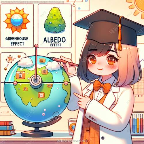 🌡️ 온실 효과 vs 🧊 알베도 효과: 기후 변화의 핵심 요소