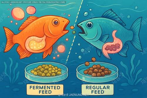 물고기들의 소화제? 발효사료 vs 일반사료, 소화율 찐텐 비교 분석 🐟