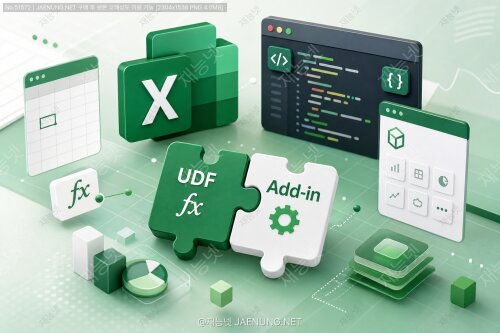 🔧 엑셀 사용자 정의 함수(UDF)와 애드인(Add-in) 개발 실전 가이드