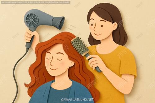 헤어 볼륨 살리는 드라이 테크닉 🌟