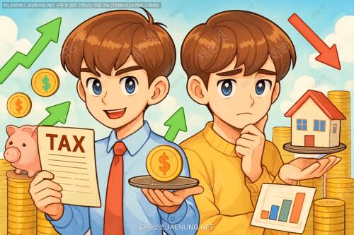 💰 적극적 세금 계획 vs 소극적 자산 성장 - 당신의 순자산 증가 속도를 결정하는 전략적 선택