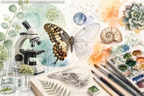 과학 일러스트레이션의 기초: 예술과 과학의 만남 🎨🔬
