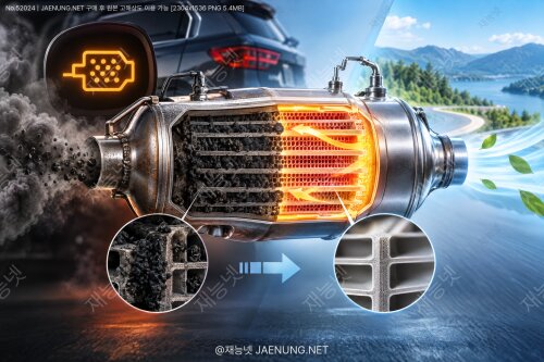 🔧 DPF(디젤 미립자 필터) 막힘 완전 정복 — 강제재생과 클리닝, 뭐가 다른 거야?