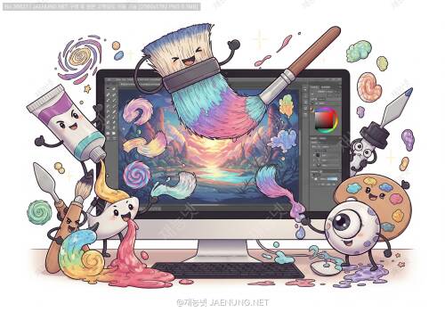 🎨 포토샵 브러시 커스터마이징과 텍스처 페인팅 완전정복