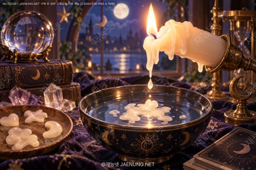 🕯️ 초점(燭占): 촛농이 흘러내리는 형태로 운세를 읽는 신비로운 점술의 세계