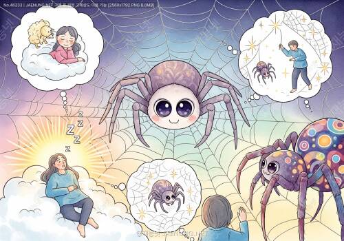 거미꿈 해몽 완전 가이드 🕷️거미줄 꿈·거미 잡는 꿈·큰 거미가 나오는 꿈까지상황별 의미 총정리