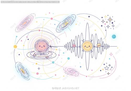 🌌 우주 거대 구조와 중력파: 확장된 중력 이론을 검증하는 우주의 비밀 🔭