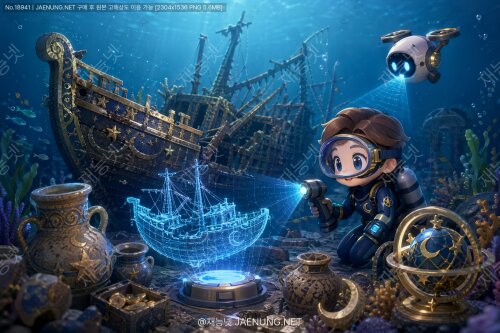 🌊 수중 고고학의 혁명: 3D 스캐닝과 모델링 기술로 바닷속 역사를 디지털로 복원하기 🏛️