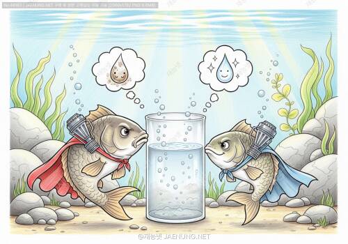🐟 잉어 vs 붕어, 수질정화 능력 대결! 💧