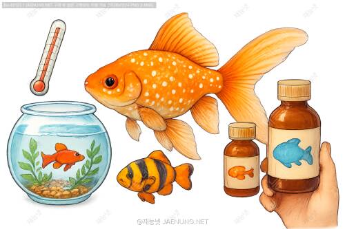 🐠 물고기 흰점병 치료의 모든 것: 고온 치료 vs 약욕, 어떤 방법이 최선일까?