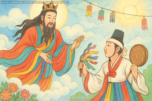 굿의 구조: 신과 인간의 소통 시나리오 📜