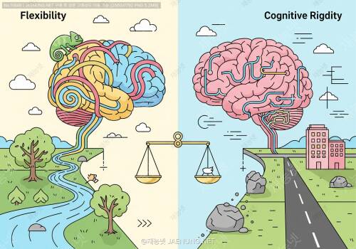 🧠 인지적 유연성 vs 인지적 경직성: 적응과 안정의 균형 🧠