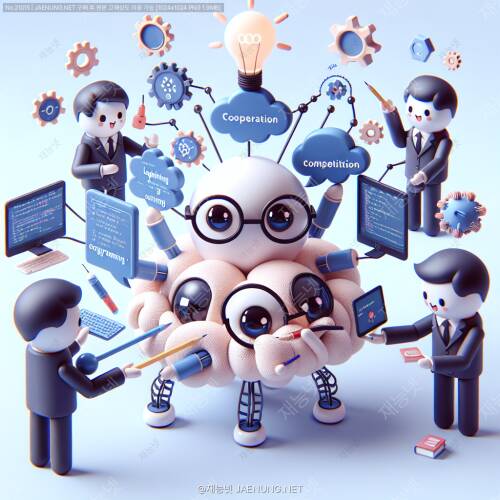 멀티 에이전트 시스템의 협력 및 경쟁 전략 학습