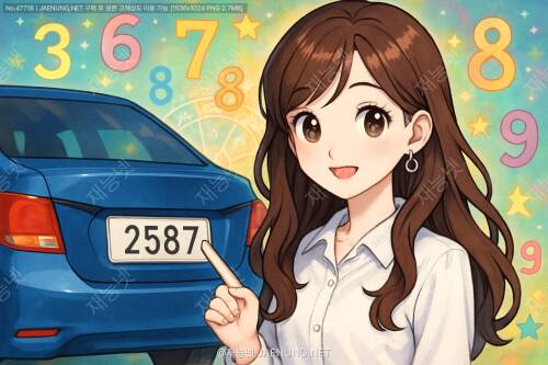 차량 번호로 보는 행운의 비밀 🚗✨자동차 번호판 숫자의 수비학적 의미와 행운 풀이 완전 가이드