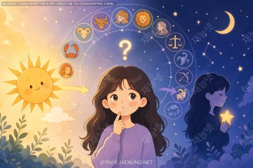 🌟 태양 별자리와 진짜 나의 차이:태양궁 하나만으로 성격을 판단하면 절대 안 되는 이유