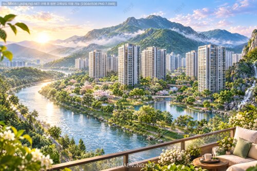 🏞️ 풍수로 좋은 아파트 단지 고르는 기준: 지형과 수맥으로 판단하는 현실 명당 가이드