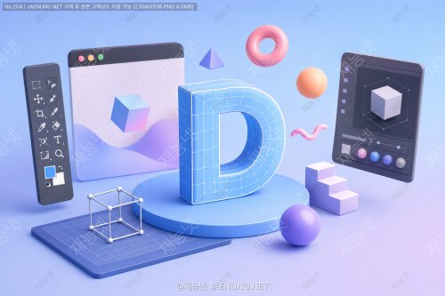 Photoshop에서 3D 모델링 기초: 디자인의 새로운 차원 🎨✨