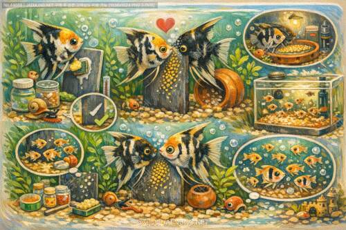 🐠 엔젤피쉬 번식의 모든 것! 산란판 준비부터 성공적인 번식까지 완벽 가이드