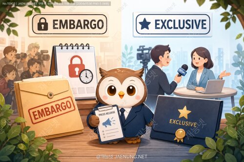 🔒 EMBARGO와 EXCLUSIVE: 언론사와의 관계 관리 전략 완전정복 🔓
