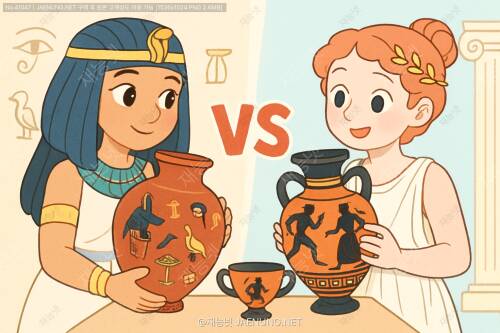 🏺 이집트 도자기 VS 그리스 도자기: 고대 공예품 비교 🏛️