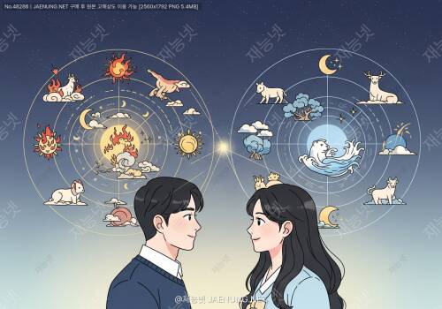 사주 궁합의 원리 완전 정복: 두 사람의 사주를 비교하는 기본 구조와 핵심 방법 총정리 🔮
