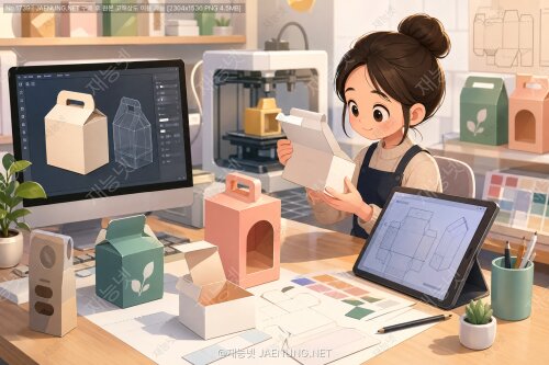 패키지 디자인의 3D 렌더링 및 프로토타이핑 📦🎨