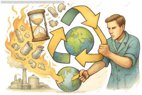 자원순환의 물리적 한계는 무엇일까? 엔트로피와의 싸움 🌍♻️