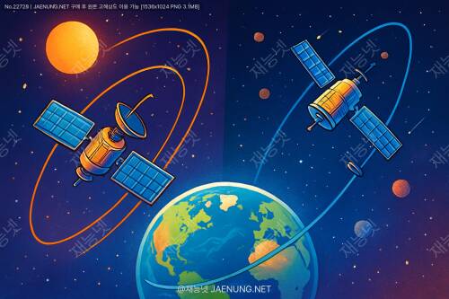 🛰️ 정지궤도 위성 vs 극궤도 위성: 다른 목적, 다른 궤도