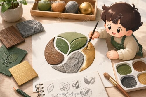 로고 디자인에서 질감 표현 테크닉 🎨✨
