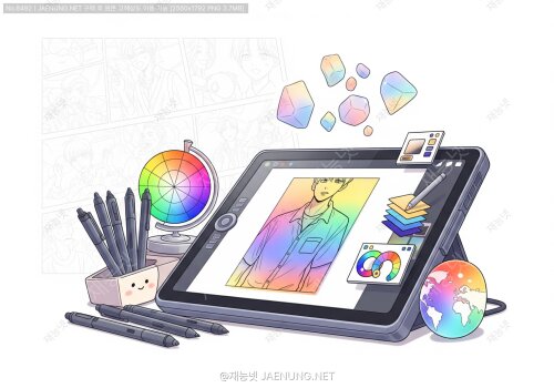 디지털 컬러링 테크닉의 세계로 오신 것을 환영합니다! 🎨✨